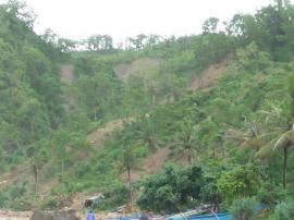 Banjir dan Tanah longsor di Desa Balong Kec. Girisubo Kab. Gunungkidul