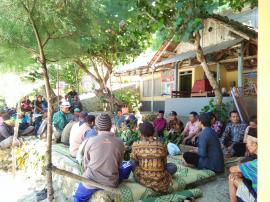 Sedekah Laut (Ngalangi) di Pantai Nempu Desa Balong, Kec.  Girisubo