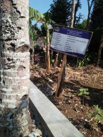 Pengerjaan Thalud di Desa Balong Kec. Girisubo